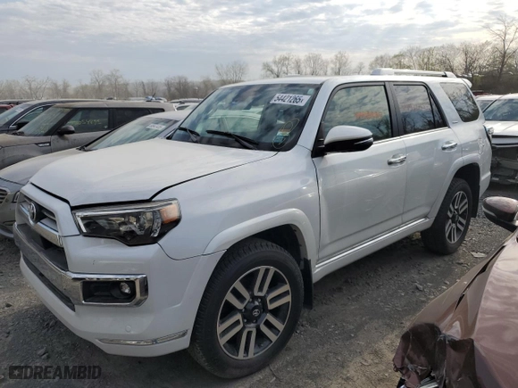 2024 Toyota 4Runner Limited with VIN JTEKU5JR8R6277346, listed as a Copart auction lot 54421265 with 7,130 mi miles and Salvage Title. Bid and sale history available at carsss.com. Image 1.