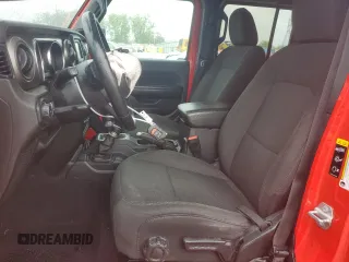 2020 Jeep Wrangler Unlimited Sport S with VIN 1C4HJXDN5LW172959, listed as a Copart auction lot 57532145 with 63,243 mi miles and Salvage title. Bid and sale history available at DreamBid. Image 7.