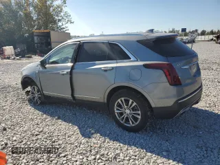 2023 Cadillac XT5 FWD Premium Luxury with VIN 1GYKNCRS6PZ100071, listed as a Copart auction lot 76248224 with 25,613 mi miles and Salvage Title. Bid and sale history available at carsss.com. Image 2.