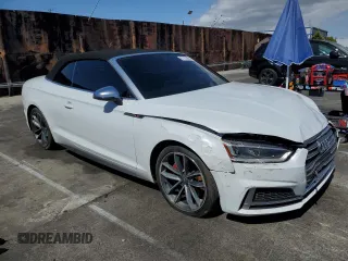 2018 Audi S5 Premium Plus z VIN WAUY4GF59JN004438, wystawiony jako Copart lot #57153865 z przebiegiem 24 970 mil mil oraz Szkody całkowita. Historia ofert i sprzedaży dostępna na DreamBid. Obrazek 4.