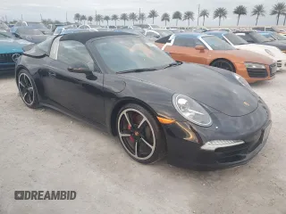 2014 Porsche 911 4S with VIN WP0BB2A96ES133255, listed as a Copart auction lot 76291214 with Not Provided miles and Non Repairable. Bid and sale history available at DreamBid. Image 4.
