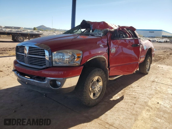 2009 Dodge Ram 2500 SLT with VIN 3D7KS28L79G534835, listed as a Copart auction lot 84454754 with 124,570 mi miles and Salvage Title. Bid and sale history available at carsss.com. Image 1.