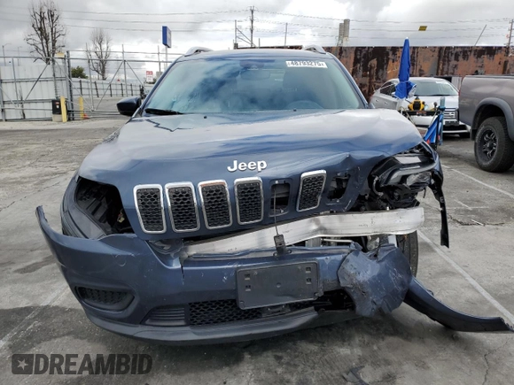2021 Jeep Cherokee Latitude with VIN 1C4PJLCB7MD173703, listed as a Copart auction lot 48793275 with 40,849 mi miles and Salvage Title. Bid and sale history available at carsss.com. Image 5.