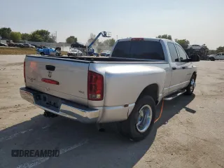 2005 Dodge Ram 3500 SLT with VIN 3D7MR48C55G760303, listed as a Copart auction lot 70532654 with 216,786 mi miles and Salvage Title. Bid and sale history available at carsss.com. Image 3.