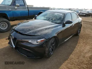 2017 Alfa Romeo Giulia Ti with VIN ZARFAECN7H7545584, listed as a Copart auction lot 58652582 with 0 mi miles. Bid and sale history available at carsss.com. Image 2.