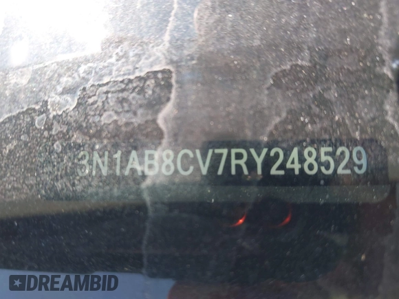 2024 Nissan Sentra SV with VIN 3N1AB8CV7RY248529, listed as a IAAI auction lot 42236147 with 22,284 mi miles and . Bid and sale history available at DreamBid. Image 9.