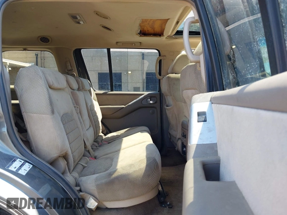 2008 Nissan Pathfinder LE z VIN 5N1AR18U08C661055, wystawiony jako IAAI lot #42792867 z przebiegiem 386 235 mil mil oraz . Historia ofert i sprzedaży dostępna na DreamBid. Obrazek 8.