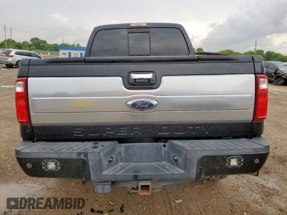2016 Ford F-250 Lariat with VIN 1FT7W2BT4GEA20703, listed as a Copart auction lot 60414485 with 164,936 mi miles and Salvage title. Bid and sale history available at DreamBid. Image 6.