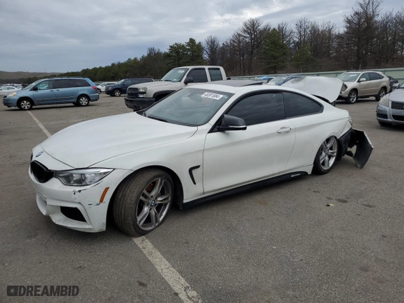 2015 BMW 4 Series 435i xDrive with VIN WBA3R5C52FK371274, listed as a Copart auction lot 48301884 with 130,005 mi miles and Salvage Title. Bid and sale history available at carsss.com. Image 1.