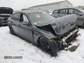 2016 BMW 3 Series 320i xDrive with VIN WBA8E5G50GNU20810, listed as a Copart auction lot 87588945 with 0 mi miles and Salvage Title. Bid and sale history available at carsss.com. Image 4.