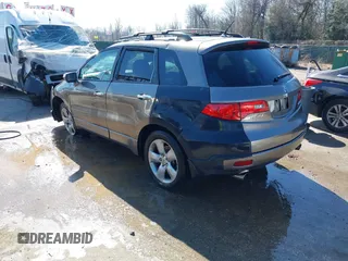 2007 Acura RDX Tech Pkg with VIN 5J8TB18577A022306, listed as a IAAI auction lot 41757944 with 257,203 mi miles. Bid and sale history available at carsss.com. Image 3.