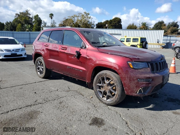 2019 Jeep Grand Cherokee Limited X with VIN 1C4RJFBT6KC564610, listed as a Copart auction lot 78211764 with 41,505 mi miles and Salvage Title. Bid and sale history available at carsss.com. Image 4.