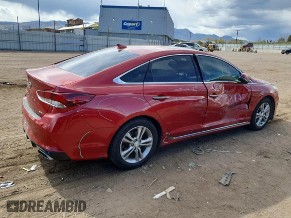 2018 Hyundai Sonata SEL z VIN 5NPE34AF1JH707992, wystawiony jako Copart lot #55262005 z przebiegiem 56 431 mil mil oraz Szkoda całkowita • Salvage title. Historia ofert i sprzedaży dostępna na DreamBid. Obrazek 3.