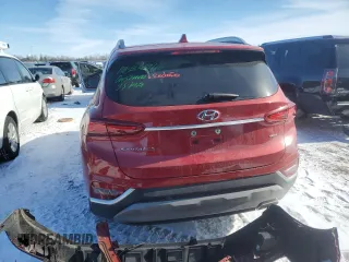 2019 Hyundai Santa Fe Limited with VIN 5NMS5CAD5KH075504, listed as a Copart auction lot 45567185 with 84,029 mi miles and Salvage Title. Bid and sale history available at carsss.com. Image 6.