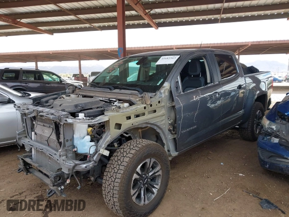 2021 Chevrolet Colorado 4WD Z71 z VIN 1GCGTDEN1M1168618, wystawiony jako IAAI lot #41683565 z przebiegiem 57 697 mil mil oraz . Historia ofert i sprzedaży dostępna na DreamBid. Obrazek 18.