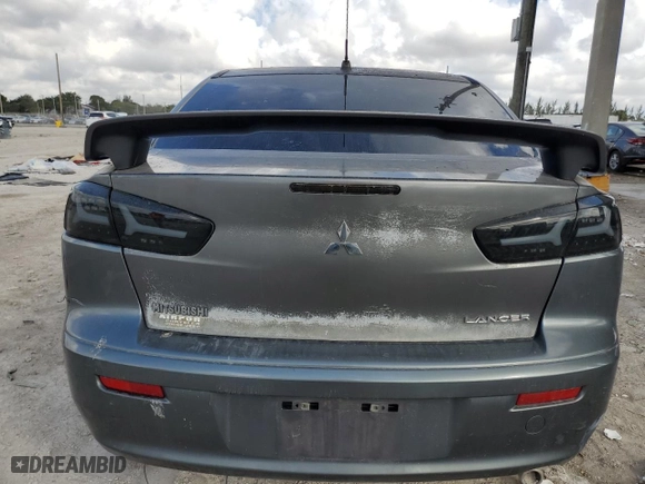 2008 Mitsubishi Lancer DE with VIN JA3AU16U68U035329, listed as a Copart auction lot 43529785 with 204,495 mi miles and Salvage Title. Bid and sale history available at carsss.com. Image 6.