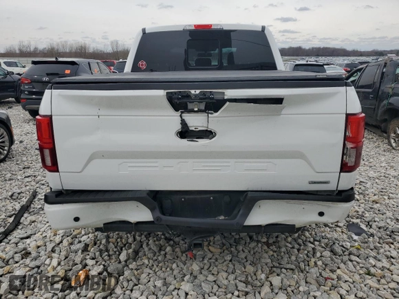 2020 Ford F-150 XL with VIN 1FTEW1EP5LFC61593, listed as a Copart auction lot 50969545 with 72,081 mi miles and Salvage Title. Bid and sale history available at carsss.com. Image 6.