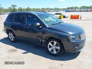 2015 Jeep Compass Sport with VIN 1C4NJDBB9FD135066, listed as a IAAI auction lot 42022157 with 98,632 mi miles. Bid and sale history available at carsss.com. Image 1.