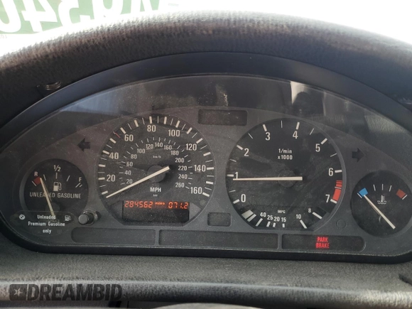 1995 BMW 3 Series M3 with VIN WBSBF9325SEH01806, listed as a Copart auction lot 49340145 with 284,562 mi miles and Clean Title. Bid and sale history available at DreamBid. Image 9.