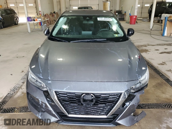 2022 Nissan Sentra SV with VIN 3N1AB8CV2NY315905, listed as a Copart auction lot 55638945 with 43,416 mi miles and Salvage Title. Bid and sale history available at DreamBid. Image 5.