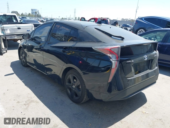 2017 Toyota Prius Two with VIN JTDKBRFU1H3036243, listed as a IAAI auction lot 41991623 with 88,626 mi miles. Bid and sale history available at carsss.com. Image 3.