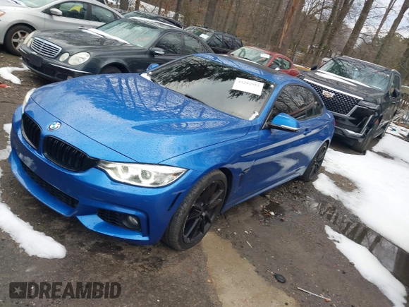 2017 BMW 4 Series 440i with VIN WBA4P1C50HK522098, listed as a IAAI auction lot 41282953 with 105,299 mi miles and . Bid and sale history available at carsss.com. Image 17.