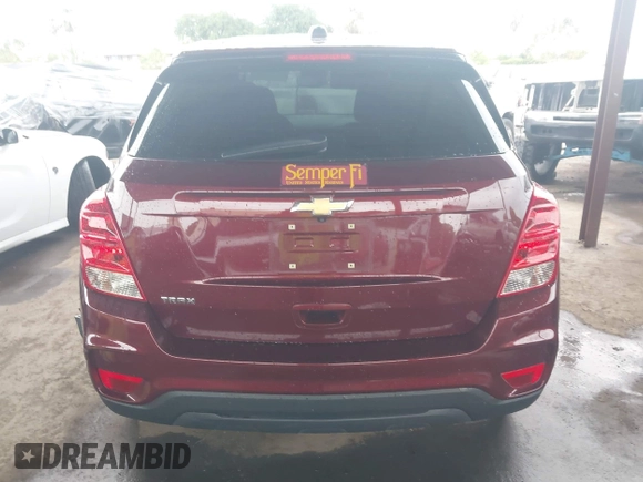 2017 Chevrolet Trax LS with VIN 3GNCJKSB9HL273738, listed as a IAAI auction lot 42046916 with 65,654 mi miles. Bid and sale history available at carsss.com. Image 16.