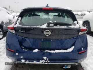 2025 Nissan LEAF S with VIN 1N4AZ1BV4SC557865, listed as a Copart auction lot 79469604 with 2,272 mi miles and Salvage Title. Bid and sale history available at carsss.com. Image 6.
