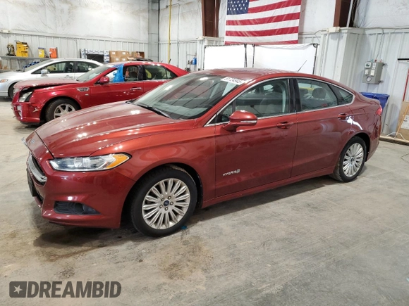 2014 Ford Fusion SE Hybrid with VIN 3FA6P0LUXER204791, listed as a Copart auction lot 61724945 with 132,095 mi miles and Clean title. Bid and sale history available at DreamBid. Image 1.