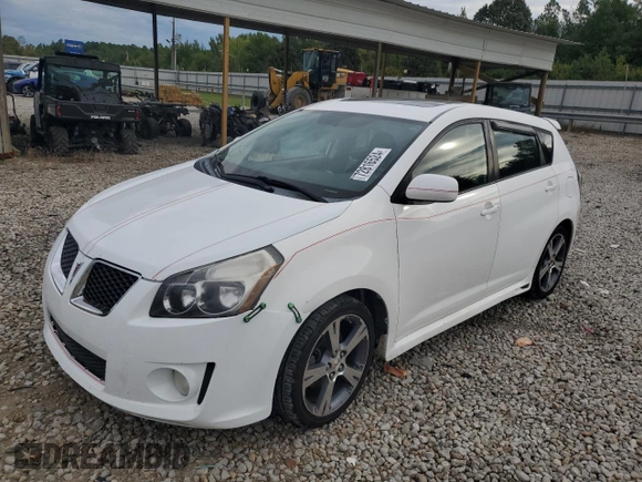 2010 Pontiac Vibe GT with VIN 5Y2SR6E08AZ408723, listed as a Copart auction lot 72816524 with 196,012 mi miles and Salvage Title. Bid and sale history available at carsss.com. Image 1.