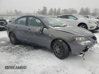 2009 Mazda 3 i Touring Value with VIN JM1BK32G391204443, listed as a Copart auction lot 46252085 with 159,042 mi miles and Salvage Title. Bid and sale history available at DreamBid. Image 4.