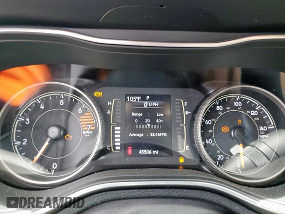 2019 Jeep Cherokee Latitude Plus z VIN 1C4PJLLB5KD383813, wystawiony jako Copart lot #59374655 z przebiegiem 45 506 mil mil oraz Szkoda całkowita • Salvage title. Historia ofert i sprzedaży dostępna na DreamBid. Obrazek 9.
