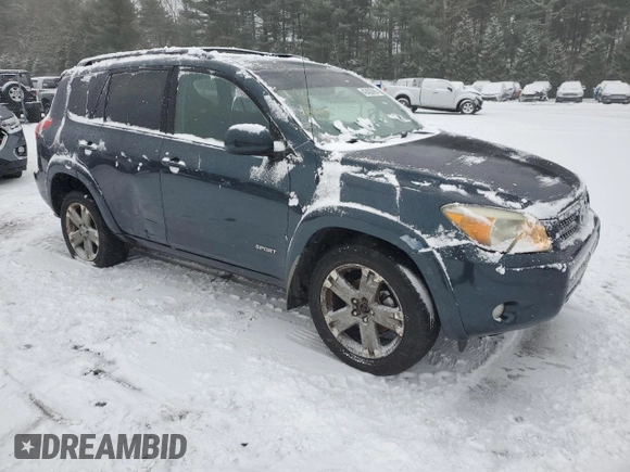 2008 Toyota RAV4 Sport with VIN JTMBK32VX85041182, listed as a Copart auction lot 42483695 with 181,318 mi miles and Salvage Title. Bid and sale history available at carsss.com. Image 4.