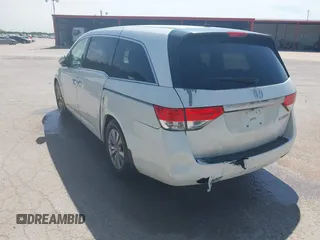 2014 Honda Odyssey EX-L z VIN 5FNRL5H61EB001509, wystawiony jako IAAI lot #42371539 z przebiegiem 259 195 mil mil oraz . Historia ofert i sprzedaży dostępna na DreamBid. Obrazek 3.