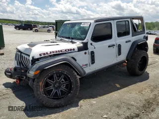 2022 Jeep Wrangler Unlimited Rubicon z VIN 1C4HJXFN2NW211037, wystawiony jako Copart lot #49897115 z przebiegiem 21 878 mil mil oraz Szkoda całkowita • Salvage title. Historia ofert i sprzedaży dostępna na DreamBid. Obrazek 1.