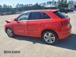 2016 Audi Q3 Premium Plus with VIN WA1BFCFS6GR015295, listed as a Copart auction lot 76008214 with 58,843 mi miles and Salvage title. Bid and sale history available at DreamBid. Image 2.