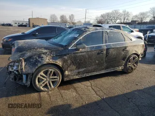 2018 Audi A3 Sedan Premium Plus with VIN WAUJ8GFF7J1081315, listed as a Copart auction lot 46640034 with 56,827 mi miles. Bid and sale history available at carsss.com. Image 1.