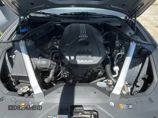 2021 Genesis G70 2.0T with VIN KMTG34LAXMU074866, listed as a Copart auction lot 61839355 with 54,016 mi miles and Clean title. Bid and sale history available at DreamBid. Image 11.