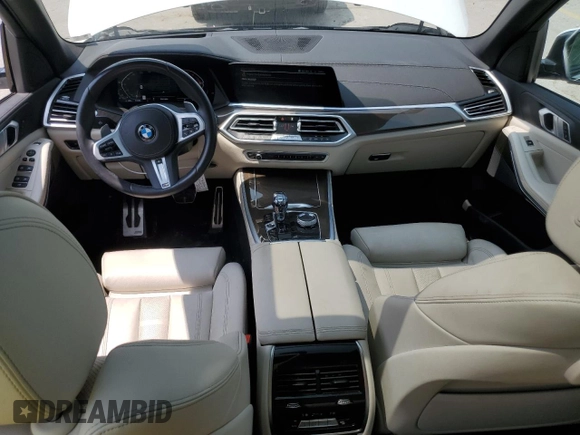 2022 BMW X5 xDrive40i with VIN 5UXCR6C06N9K96399, listed as a Copart auction lot 59893805 with 41,906 mi miles and Salvage title. Bid and sale history available at DreamBid. Image 8.