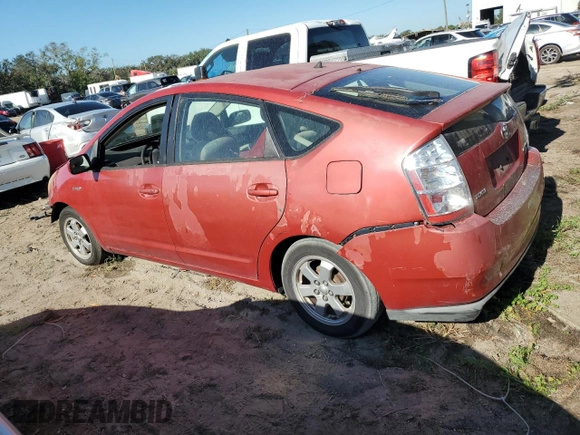 2006 Toyota Prius with VIN JTDKB22U667523845, listed as a Copart auction lot 80785524 with 0 mi miles and Salvage Title. Bid and sale history available at carsss.com. Image 2.