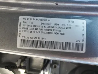 2005 Porsche Cayenne Turbo with VIN WP1AC29P55LA92346, listed as a Copart auction lot 66684234 with 0 mi miles and Clean Title. Bid and sale history available at carsss.com. Image 13.
