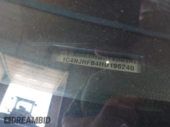 2017 Jeep Patriot High Altitude with VIN 1C4NJRFB4HD196240, listed as a IAAI auction lot 42604832 with 74,406 mi miles and . Bid and sale history available at DreamBid. Image 9.