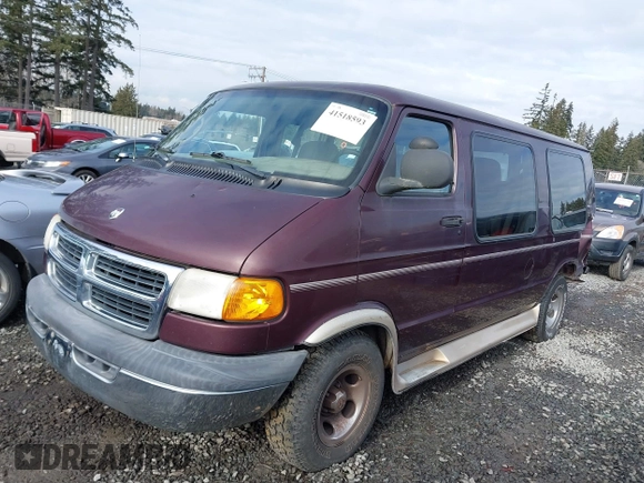 2001 Dodge Cargo Conversion with VIN 2B6HB11Y11K542977, listed as a IAAI auction lot 41518593 with 135,125 mi miles. Bid and sale history available at carsss.com. Image 14.