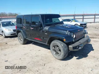 2016 Jeep Wrangler Unlimited 75th Anniversary with VIN 1C4BJWEG7GL276702, listed as a IAAI auction lot 41733947 with 250,699 mi miles. Bid and sale history available at carsss.com. Image 1.