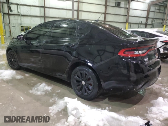 2014 Dodge Dart SXT with VIN 1C3CDFBBXED753414, listed as a Copart auction lot 86826554 with 117,327 mi miles and Salvage Title. Bid and sale history available at carsss.com. Image 2.