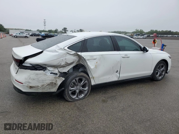 2023 Honda Accord EX-L с VIN 1HGCY2F68PA007524, выставлен на аукционе Copart как лот 60244435 с пробегом 17 857 миль миль и Списание • Salvage title. История ставок и продаж доступна на DreamBid. Изображение 3.