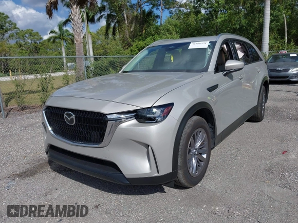 2024 Mazda CX-90 3.3 Turbo Preferred with VIN JM3KKBHD9R1186934, listed as a IAAI auction lot 41806531 with 9,751 mi miles. Bid and sale history available at carsss.com. Image 12.