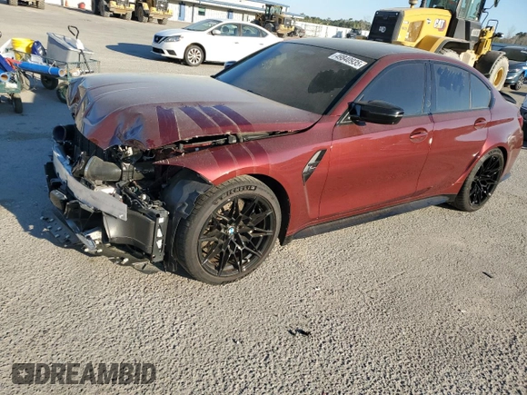 2023 BMW M3 Competition xDrive z VIN WBS43AY01PFP95661, wystawiony jako Copart lot #49840935 z przebiegiem 14 931 mil mil oraz Szkody całkowita. Historia ofert i sprzedaży dostępna na DreamBid. Obrazek 1.