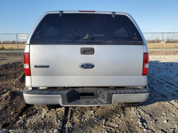 2005 Ford F-150 XL with VIN 1FTRF14WX5NA21751, listed as a Copart auction lot 80628494 with 236,866 mi miles and Salvage Title. Bid and sale history available at carsss.com. Image 6.