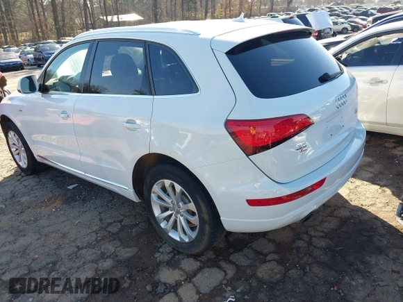 2013 Audi Q5 Premium with VIN WA1CFAFP3DA031243, listed as a IAAI auction lot 41670607 with 87,473 mi miles. Bid and sale history available at carsss.com. Image 3.